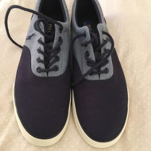 Men’s Ralph Lauren canvas sneakers size 10.5